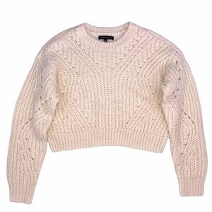 Kendall + Kylie Open Knit Sweater